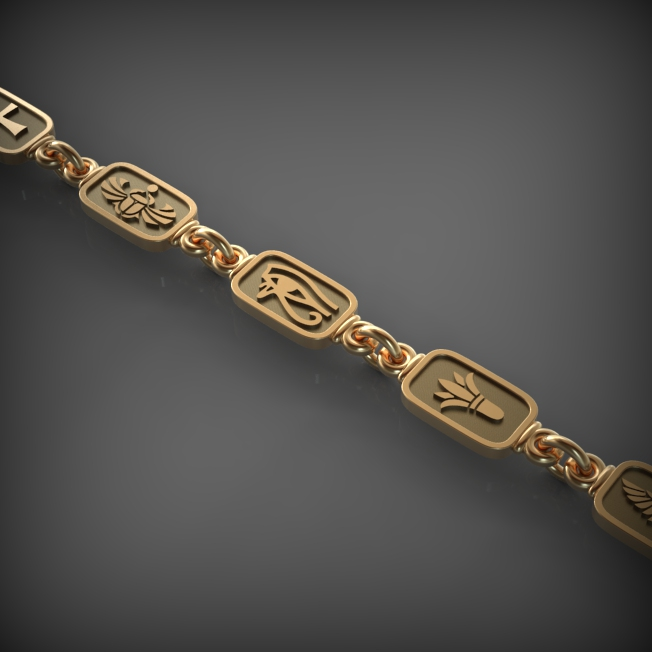 14K Solid Gold Men's Statement Link Chain, Yellow Gold