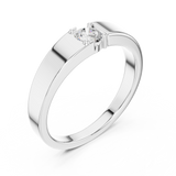 Gold Ring SBMR(38), White Gold, view 2