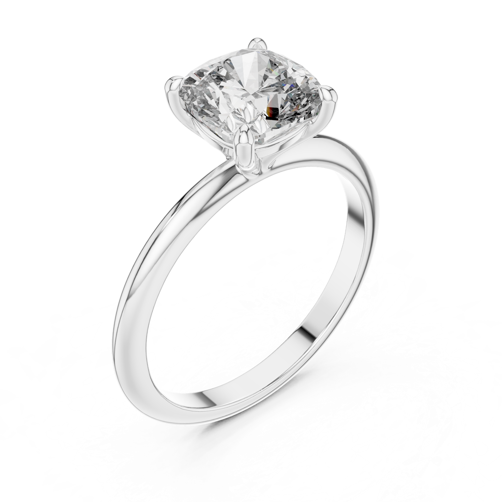 Gold Pendant 9-10027L_20, White Gold, view 2