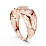 Gold Ring LR-01 (42), Rose Gold