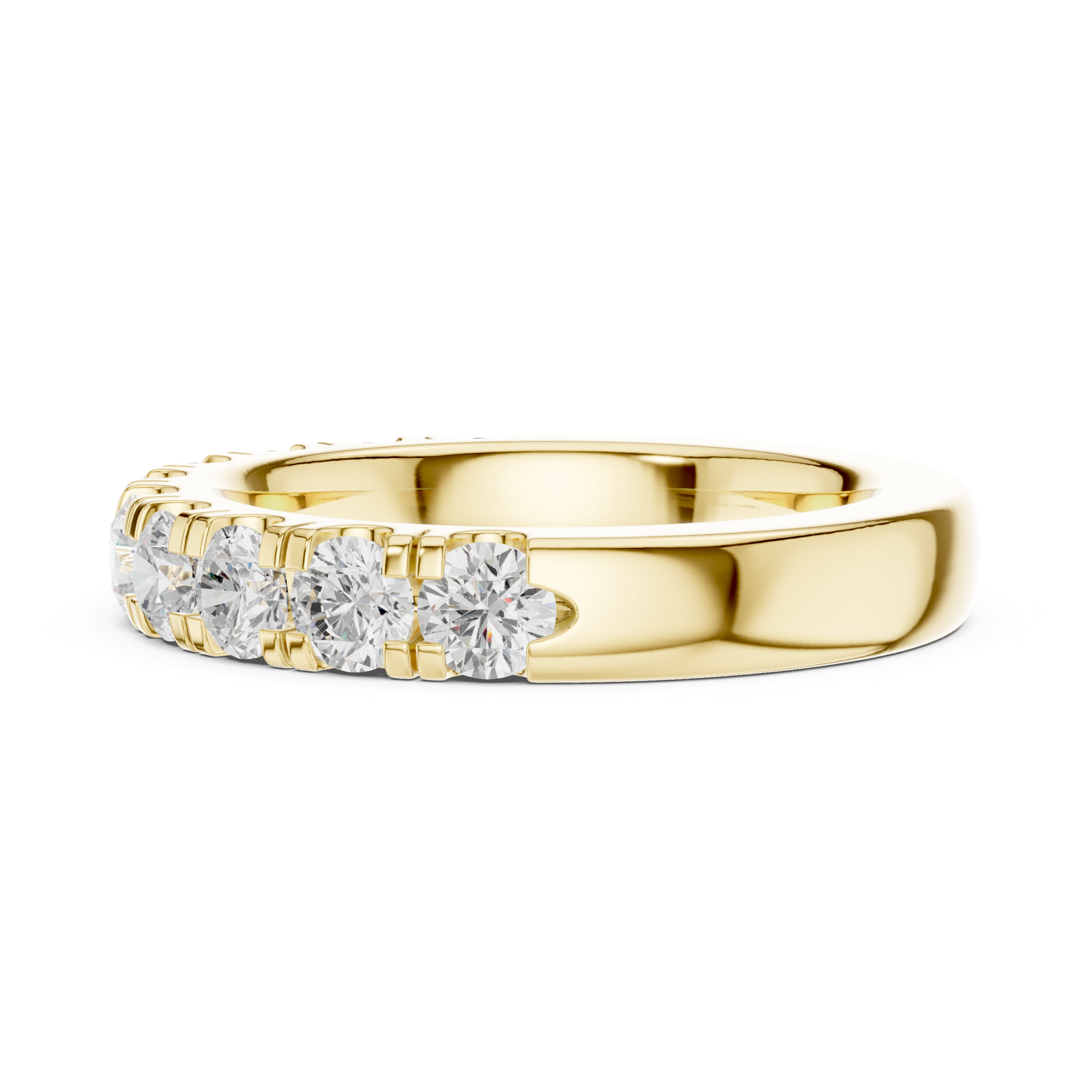 Gold Ring DDLR-599, Yellow Gold, view 3