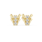 Gold Earrings 9-10067E, Yellow Gold
