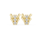 Gold Earrings 9-10067E, Yellow Gold