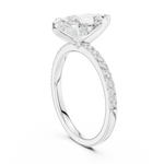 Gold Ring DDLR-887, White Gold, view 1