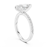 Gold Ring DDLR-887, White Gold, view 1