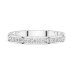 Gold Ring DDLR-238, White Gold, view 3