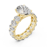 Gold Ring DDLR-198, Yellow Gold, view 2