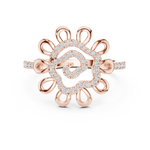 Gold Ring LR-01 (62), Rose Gold, view 4