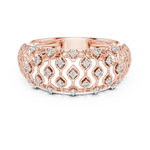 Gold Ring 12-10068@L, Rose Gold