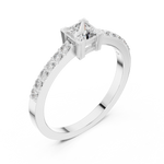 Gold Ring DJHGHF, White Gold, view 2