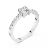 Gold Ring DJHGHF, White Gold, view 2