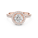 Gold Ring DDLR-792, Rose Gold, view 4