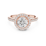 Gold Ring DDLR-792, Rose Gold, view 4