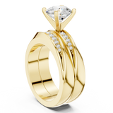 Gold Ring DDLR-291, Yellow Gold, view 1