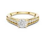 Gold Ring LR-0309, Yellow Gold, view 4