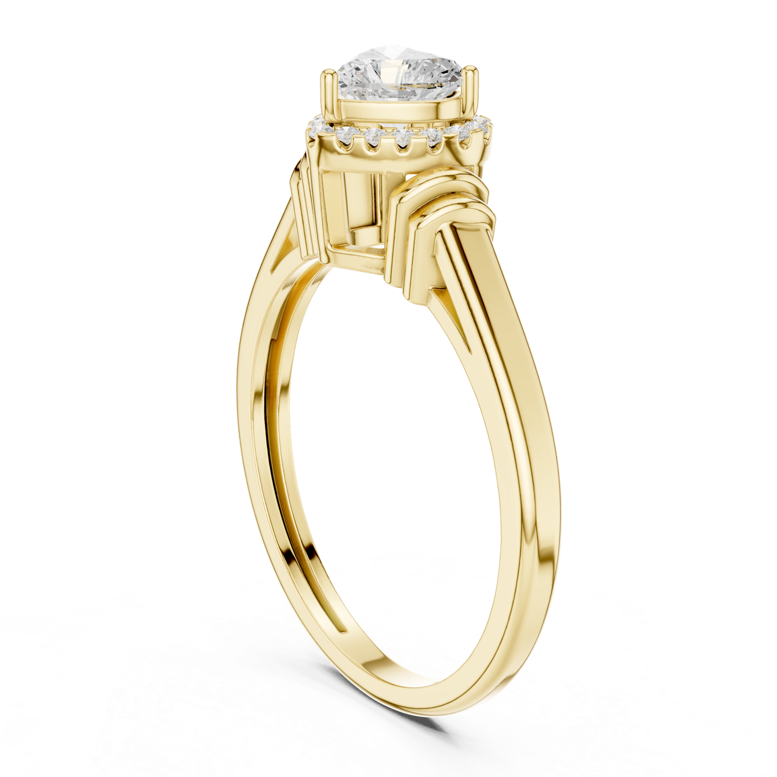 Gold Ring DDLR-399, Yellow Gold