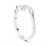Gold Ring DDLR-811, White Gold, view 1