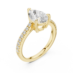 Gold Ring DDLR-915, Yellow Gold, view 2