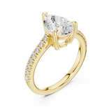 Gold Ring DDLR-915, Yellow Gold, view 2
