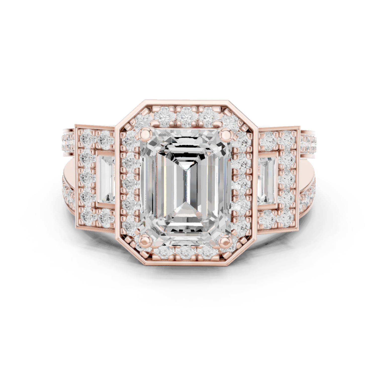 Gold Ring DDLR-266, Rose Gold