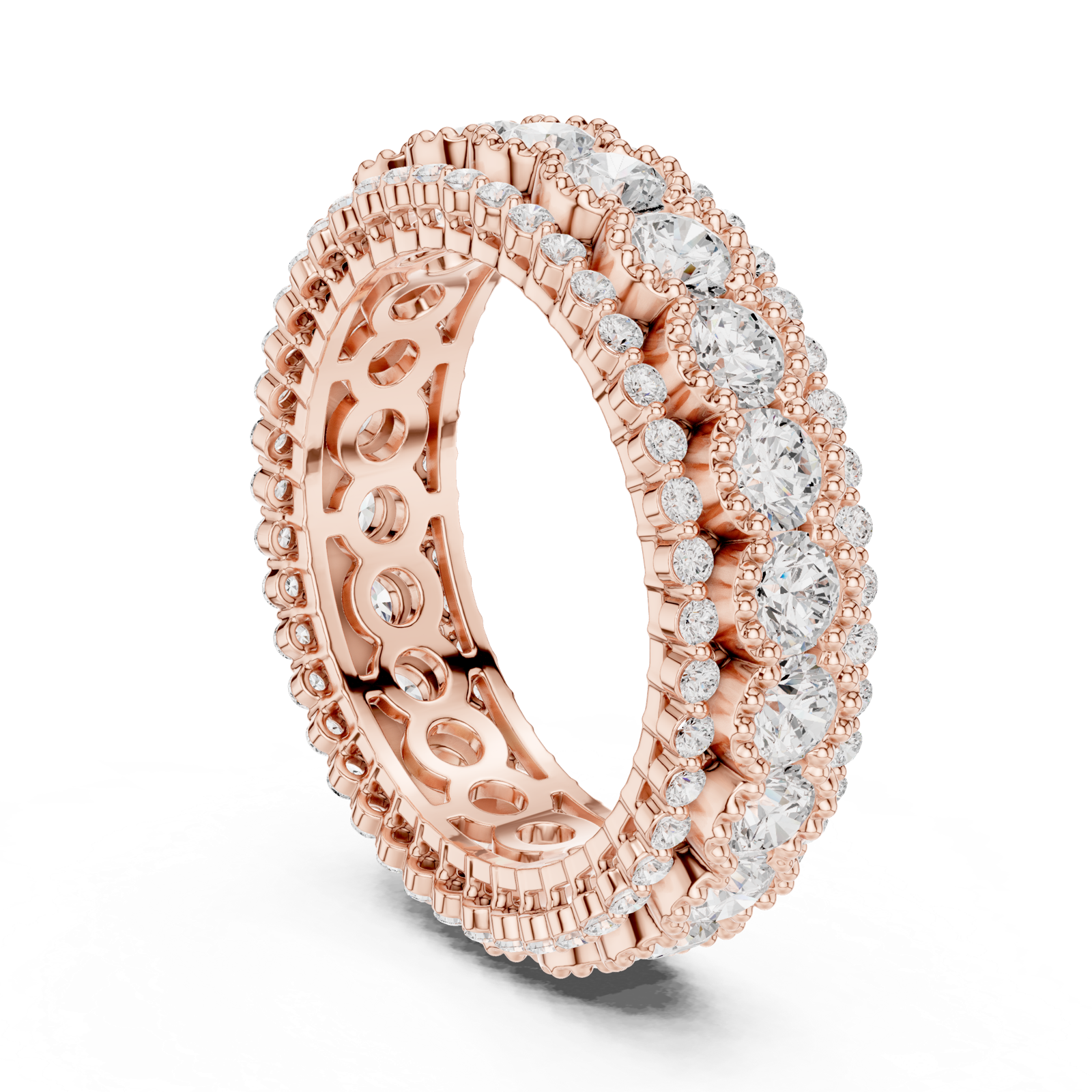 Gold Ring DDLR-367, Rose Gold