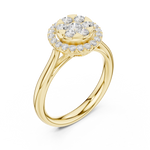 Gold Ring DDLR-578, Yellow Gold, view 2