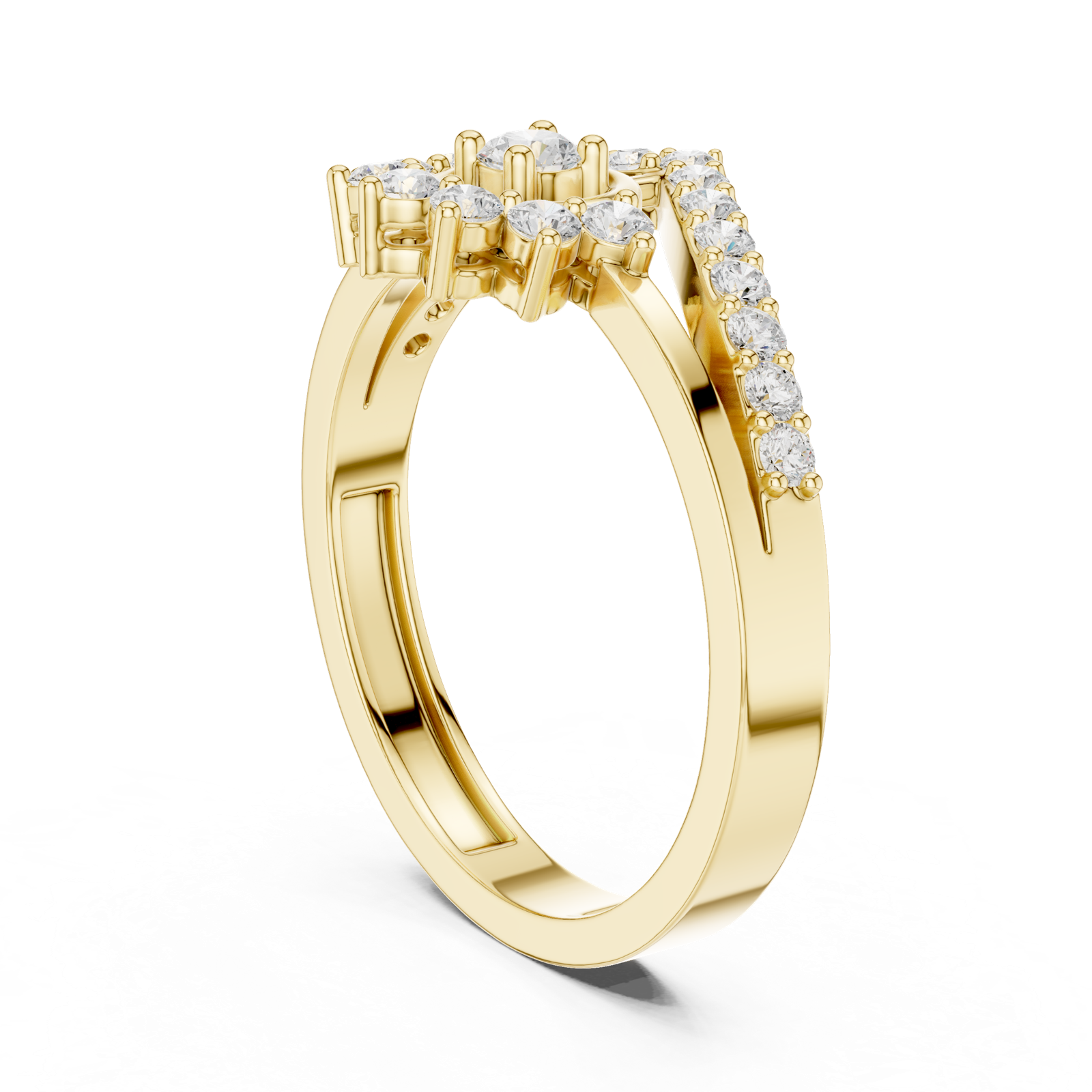 Gold Ring ALR-159, Yellow Gold