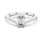 Gold Ring AVBLR-128, White Gold, view 4