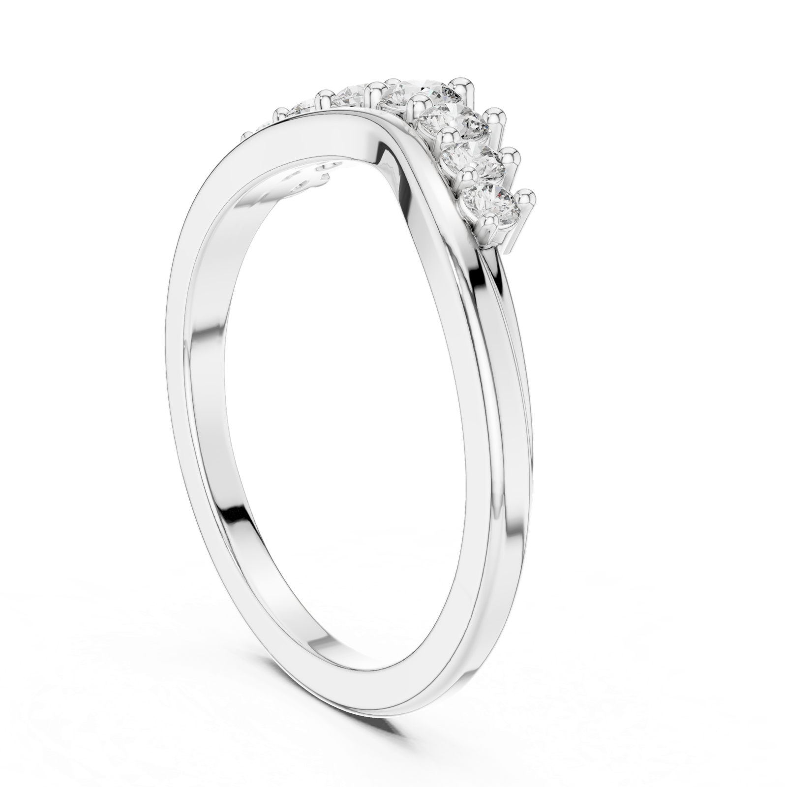Gold Pendant 9-10057L, White Gold, view 1