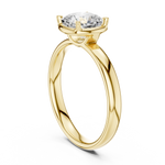 Gold Jewelry, Cushion center stone, Yellow Gold, view 1