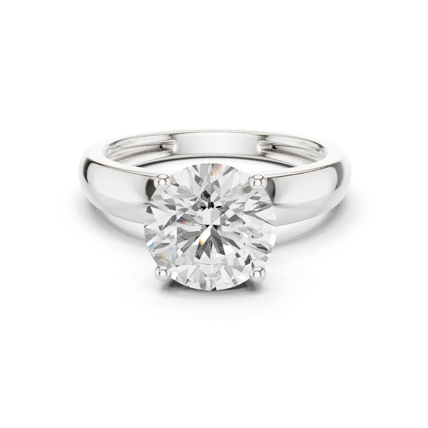 Gold Ring DDLR-710, White Gold