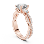 Gold Ring DDLR-1033, Rose Gold