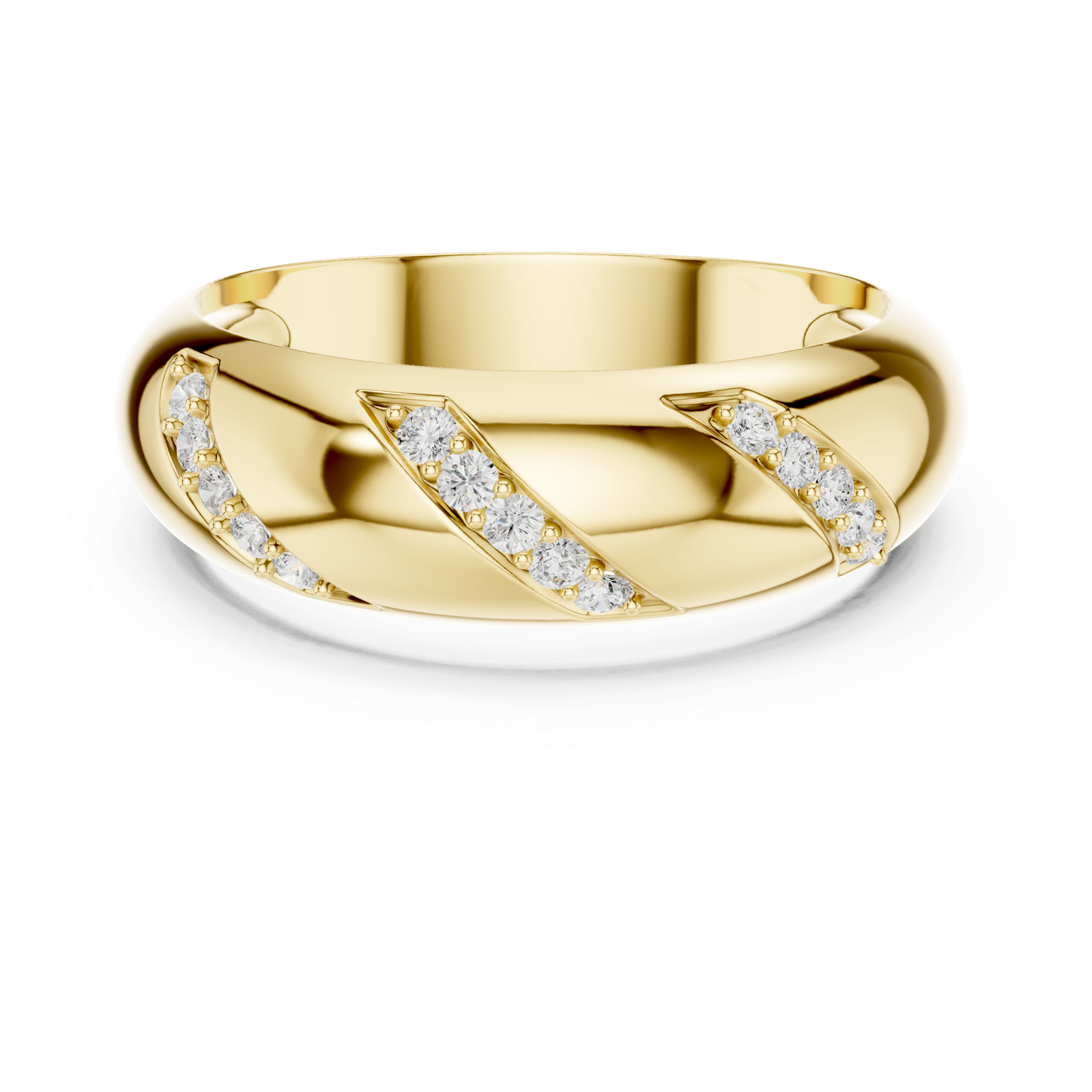Gold Ring SBMR(13), Yellow Gold, view 4