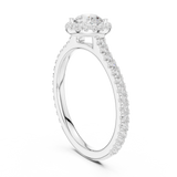 Gold Ring LR-0224, White Gold