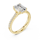 Gold Ring DDLR-744, Yellow Gold, view 2