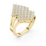 Gold Ring DDLR-463, Yellow Gold, view 2