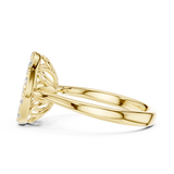 Gold Ring DDLR-783, Yellow Gold, view 3