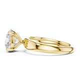 Gold Ring DDLR-710, Yellow Gold, view 3