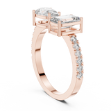 Gold Ring LR-0055, Rose Gold, view 1