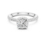 Gold Ring DDLR-873, White Gold, view 4