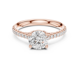 Gold Ring DDLR-634, Rose Gold