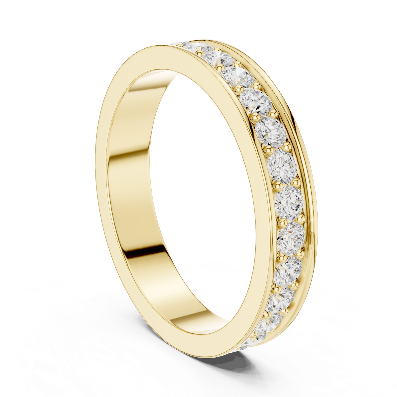 Gold Ring DDLR-1118, Yellow Gold, view 1