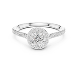 Gold Ring LR-0242, White Gold, view 4