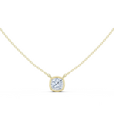 Gold Jewelry, Cushion center stone, Yellow Gold