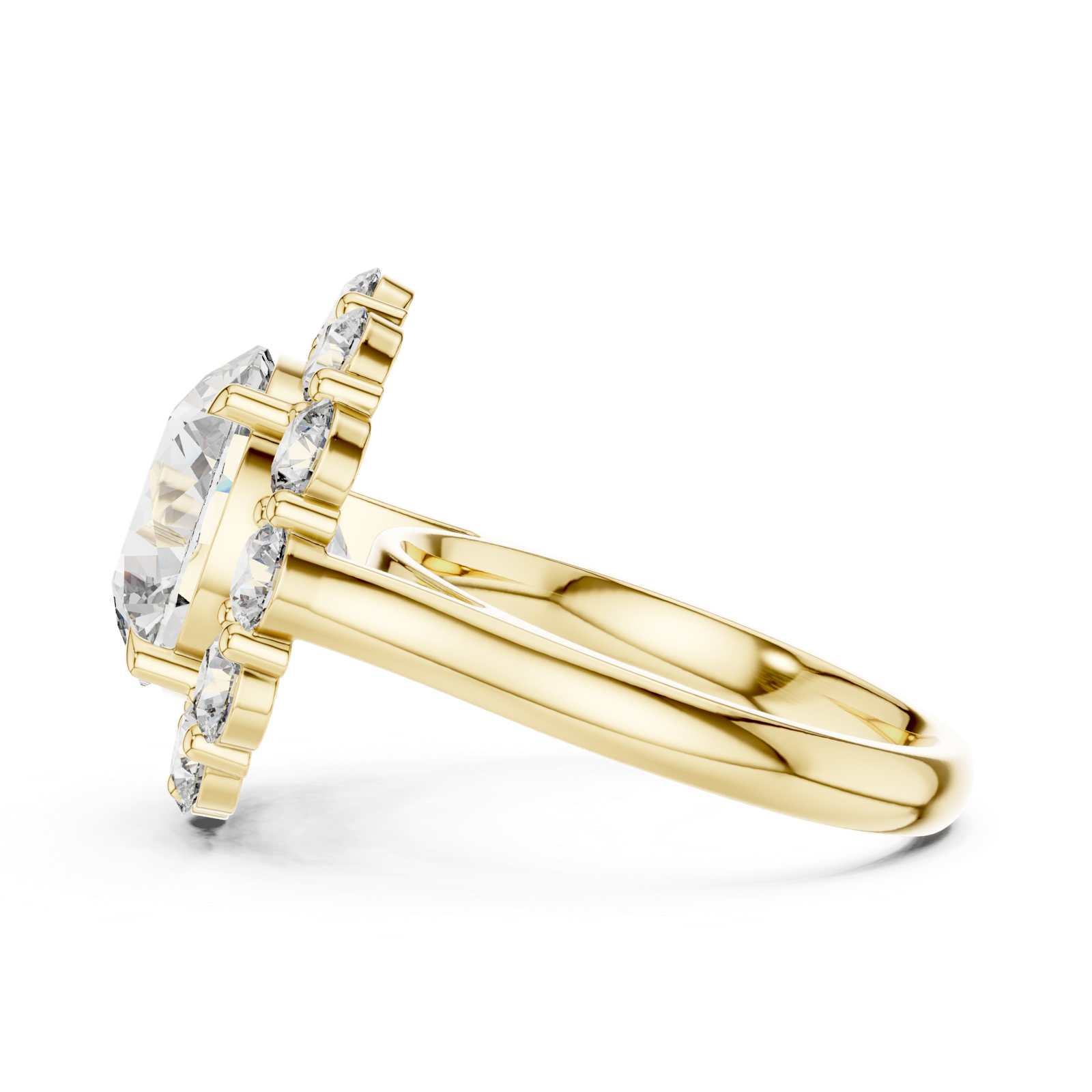 Gold Pendant 9-10025L_09, Yellow Gold, view 3