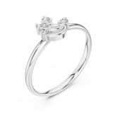 Gold Ring 1 (399), White Gold, view 2