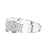 Gold Ring LR-01 (27), White Gold, view 3