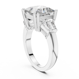 Gold Ring LR-0046, White Gold, view 1