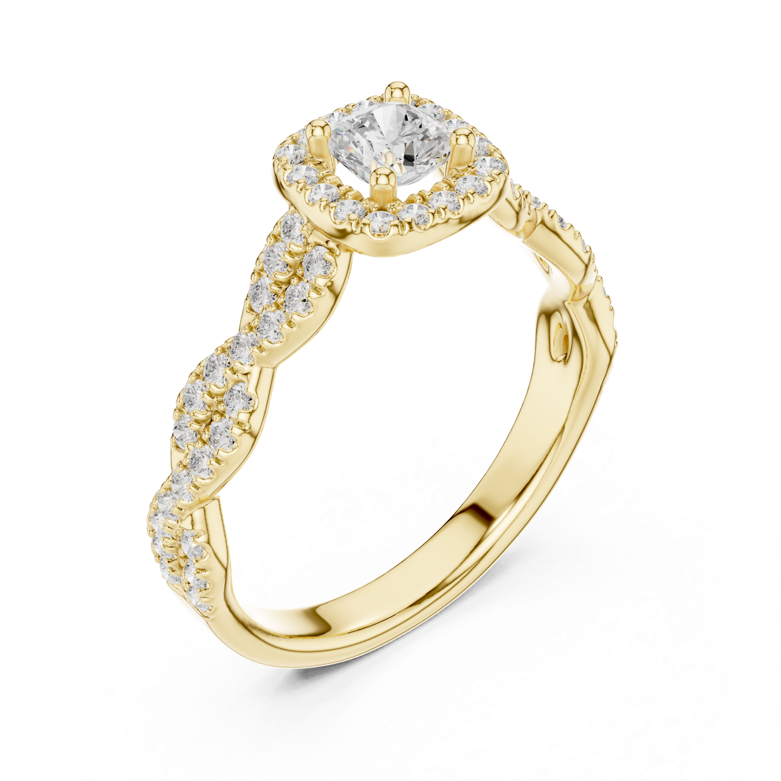 Gold Ring LR-0277, Yellow Gold, view 2