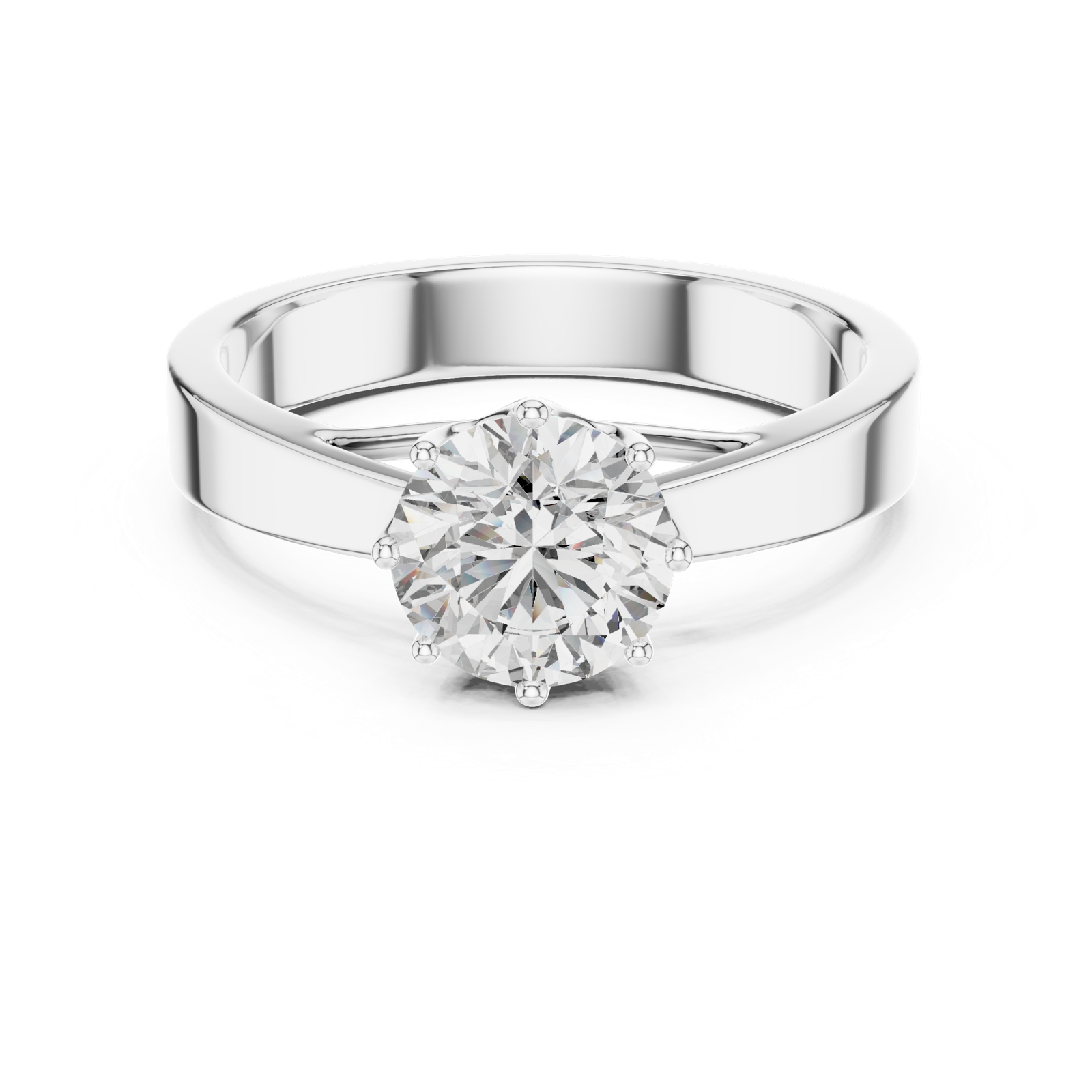 Gold Ring LR-0001, White Gold